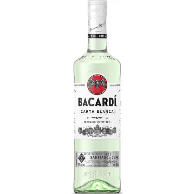 Bacardi Rum White Carta Blanca