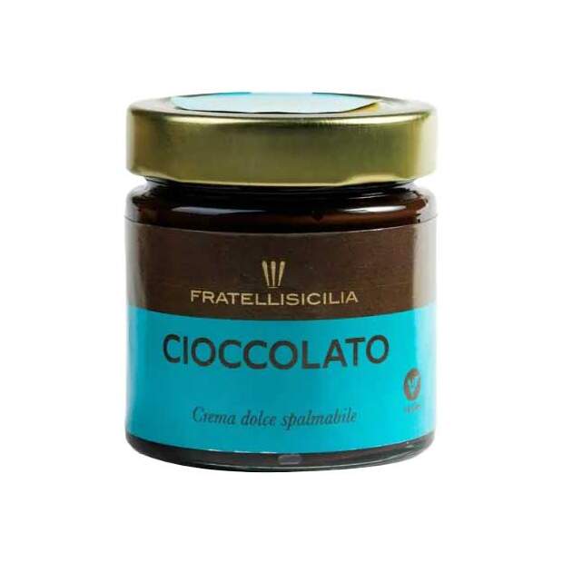 Fratellisicilia Creme Aufstrich Sizilianische Schokolade ohne Milch