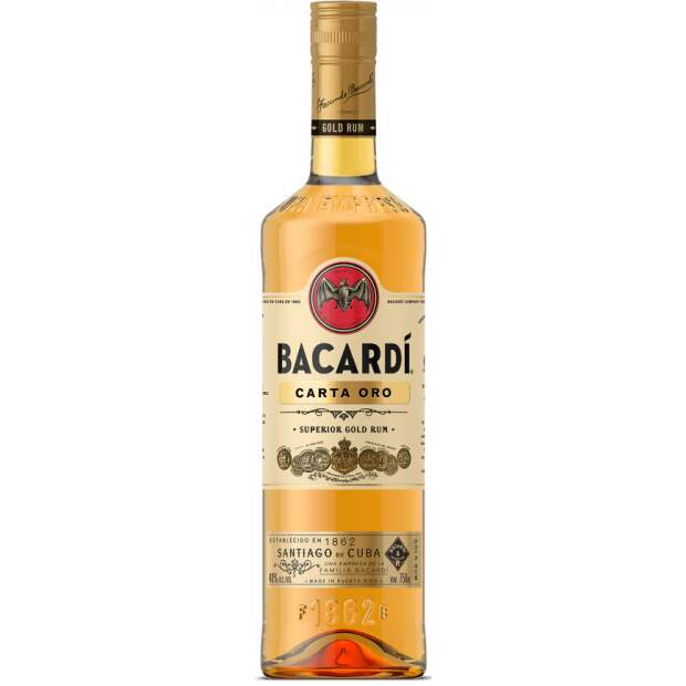 Bacardi Rum Gold Carta Oro