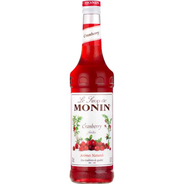 Monin Cranberry - Sciroppo di Mirtillo Rosso
