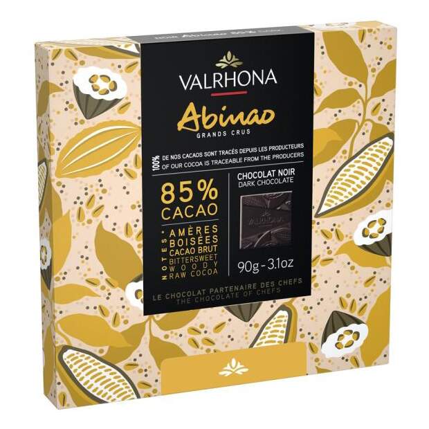 Valrhona Cioccolato 18 pezzi Abinao 85%