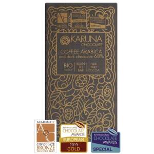 Karuna Schokolade Belize 68% Coffee Arabica BIO