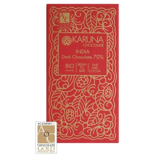 Karuna Chocolate Single Origin India 70% ORGANIC