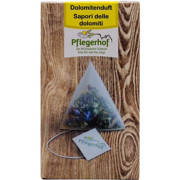 Pflegerhof Flavour of the Dolomites Pyramidal Teabags ORGANIC