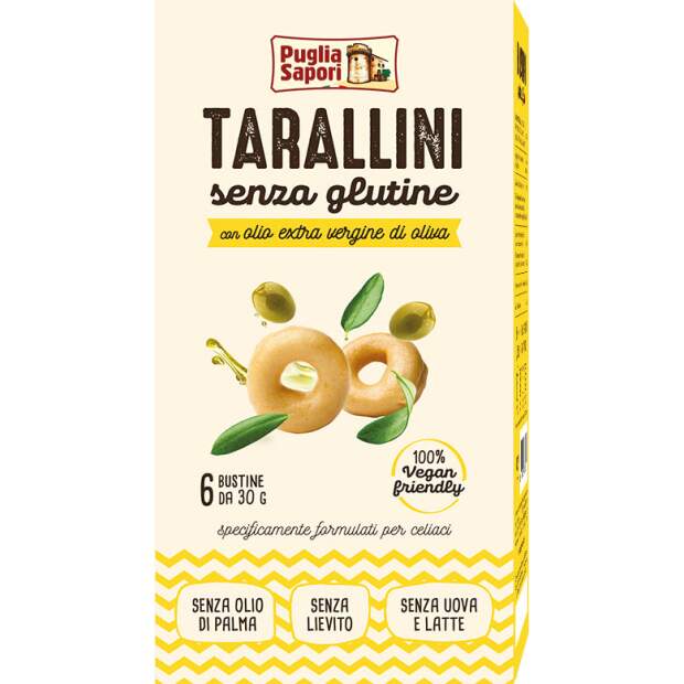 Puglia Sapori Tarallini mit Rosmarin Glutenfrei