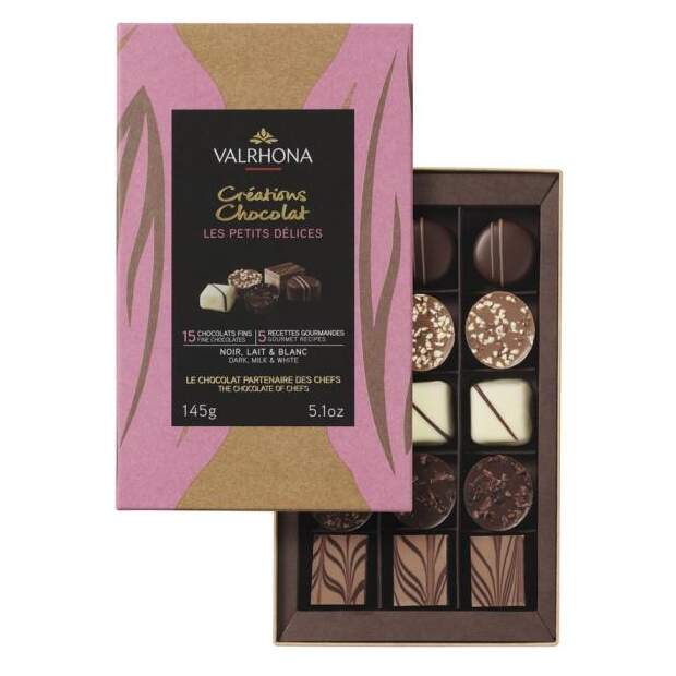 Valrhona Schokolade 15 Stück BBC Les Petits Delices