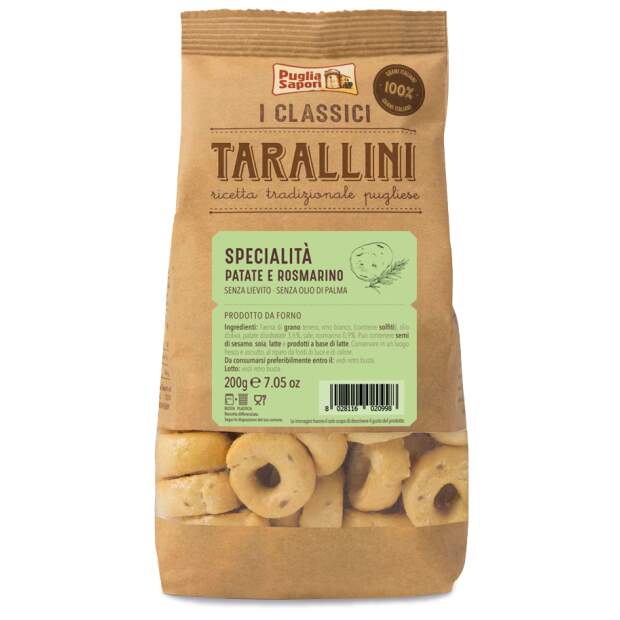 Puglia Sapori Tarallini Potato and Rosemary