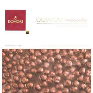 Domori Quantum Milchschokolade mit ganzen Haselnüssen