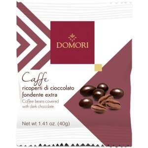 Domori Illy-Kaffeebohnen mit Schokolade überzogen