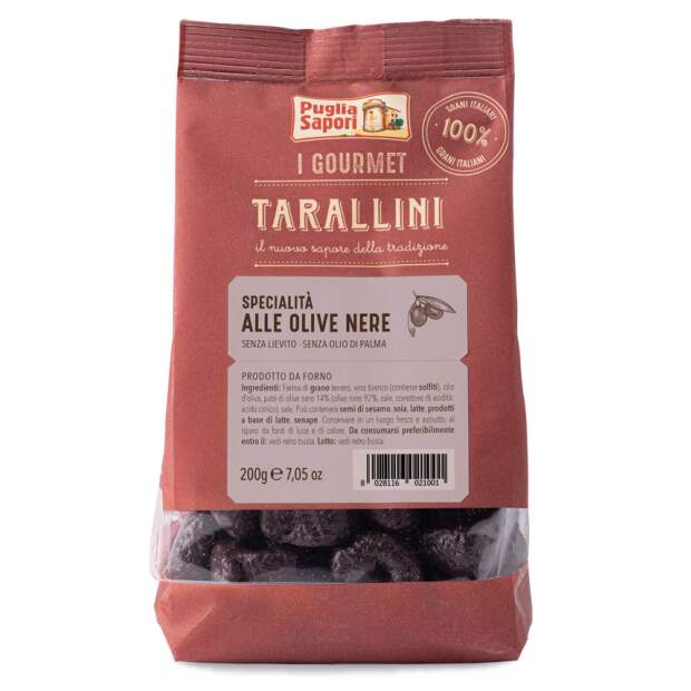 Puglia Sapori Tarallini black olives